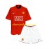 Camisola Manchester United 2007 Retro Criança Equipamento Primeiro Manga Curta